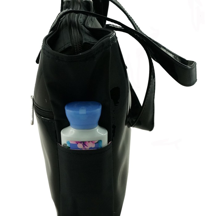 purse with side pocket for water bottle